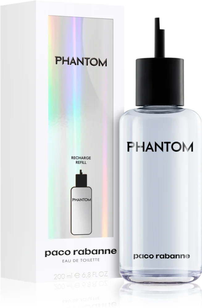 Rabanne Phantom Eau de Toilette replacement filling for men 200 ml