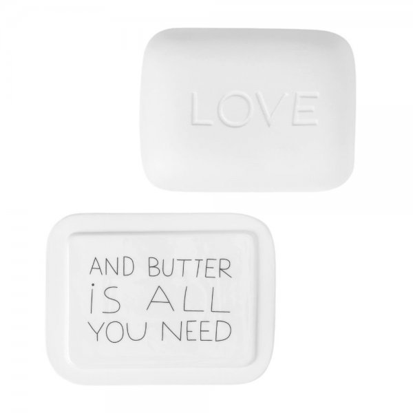 Rader Räder Design Butter Dish Good Morning Love Large