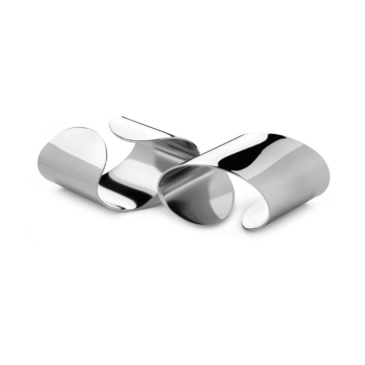 robert-welch Radford Napkin Ring Shiny 2-Pack