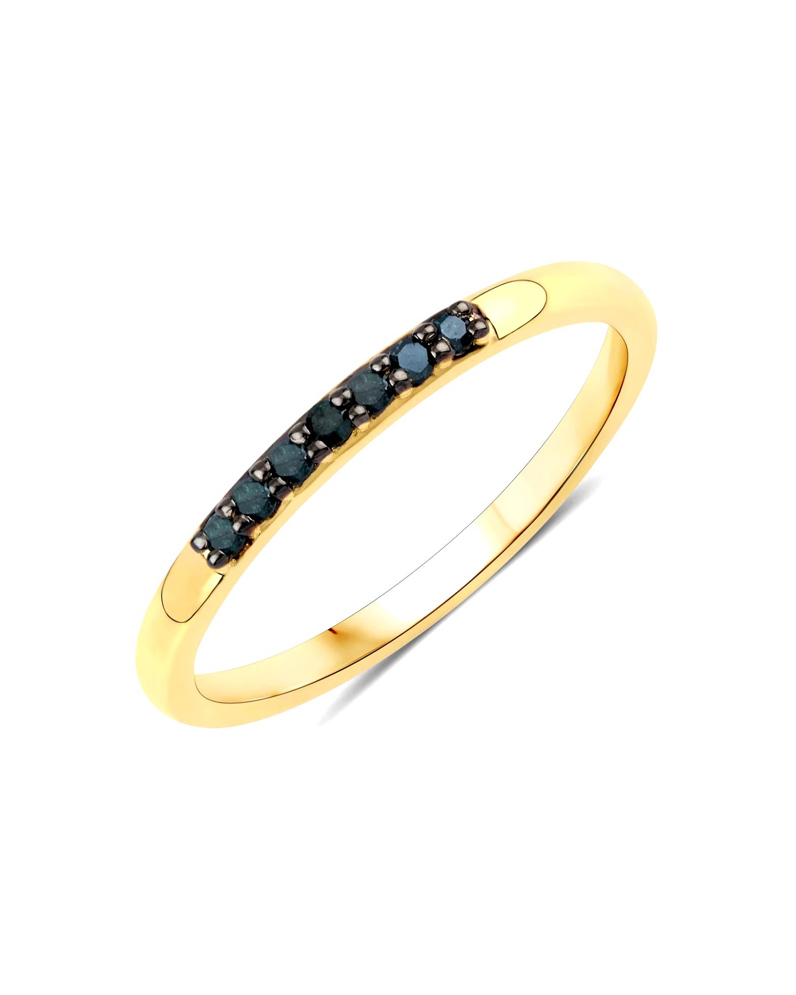 Rafaela Donata Ring Ring Sterling Silver Diamond in Yellow Gold