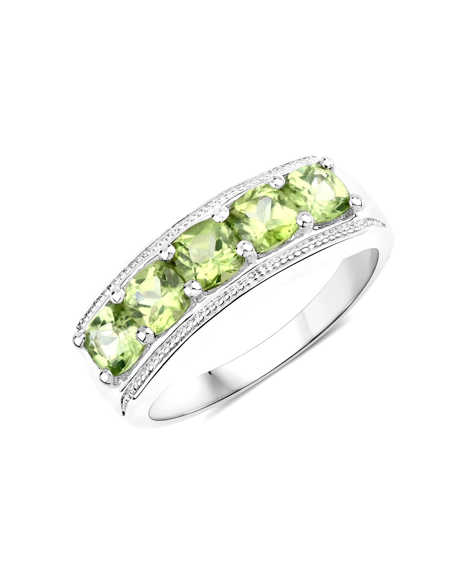 Rafaela Donata Ring Ring Sterling Silver Peridot in Silver