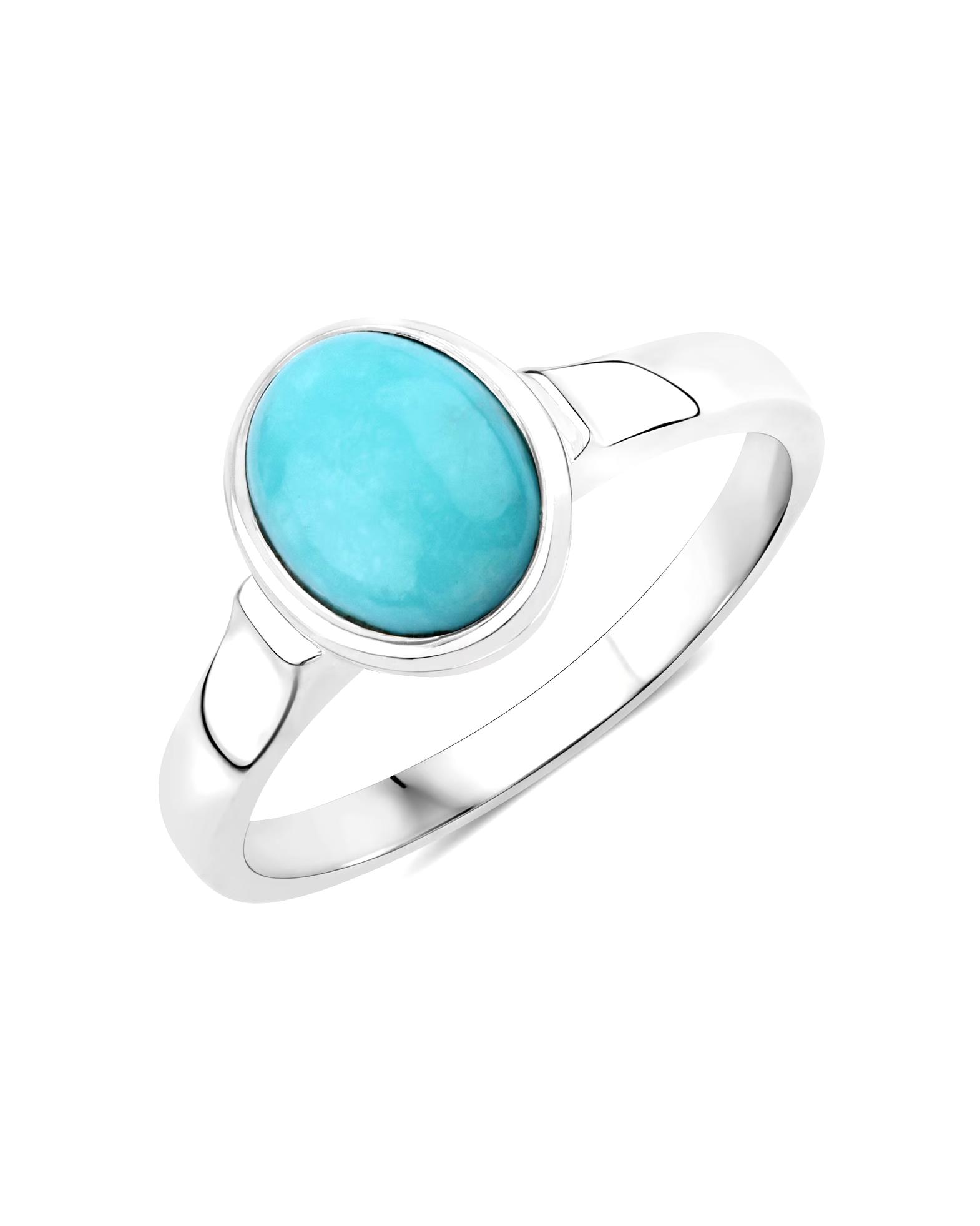 Rafaela Donata Ring Ring Sterling Silver Turquoise in Silver