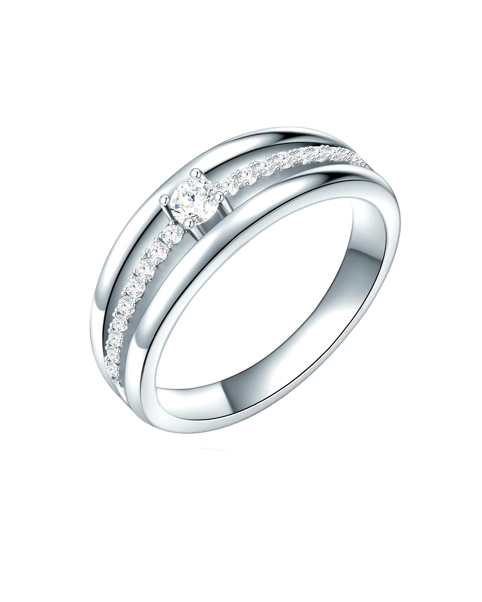 Rafaela Donata Ring Ring Sterling Silver Cubic Zirconia in Silver