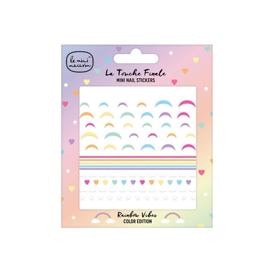Le Mini Macaron Rainbow Vibes Color Edition - Mini Nail Stickers