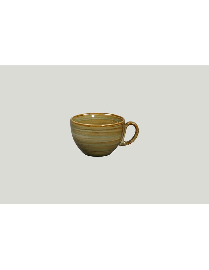 Unbekannt Rak Spot Coffee Cup-Emerald-Emerald D 10 Cm / H 6.5 Cm / C 28 Cl - Set Of 1