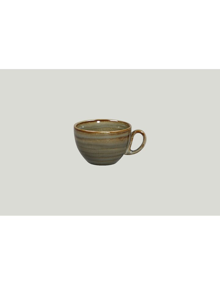 Unbekannt Rak Spot Coffee Cup-Peridot-Peridot D 10 Cm / H 6.5 Cm / C 28 Cl-Set Of 12