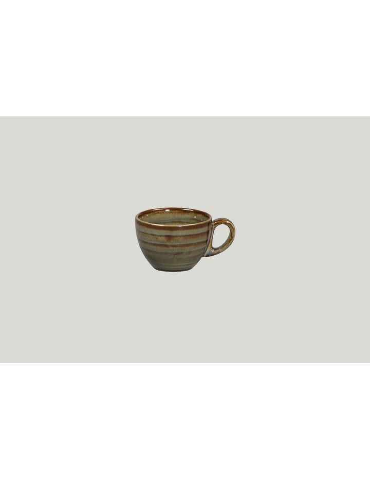 Unbekannt Rak Spot Coffee Cup-Peridot-Peridot D 8 Cm / H 5.5 Cm / C 15 Cl-Set Of 12