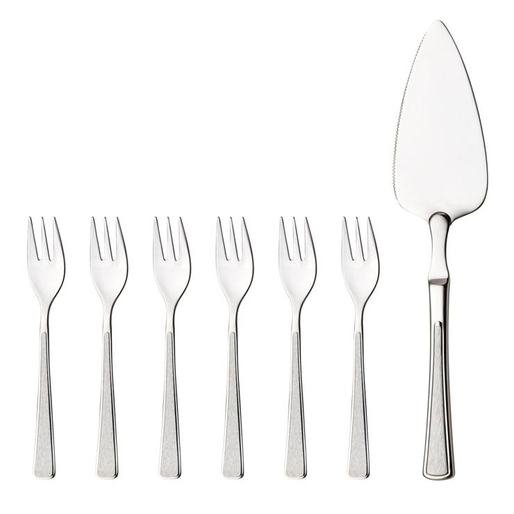 hardanger-bestikk Ramona Tortenset 7 Parts