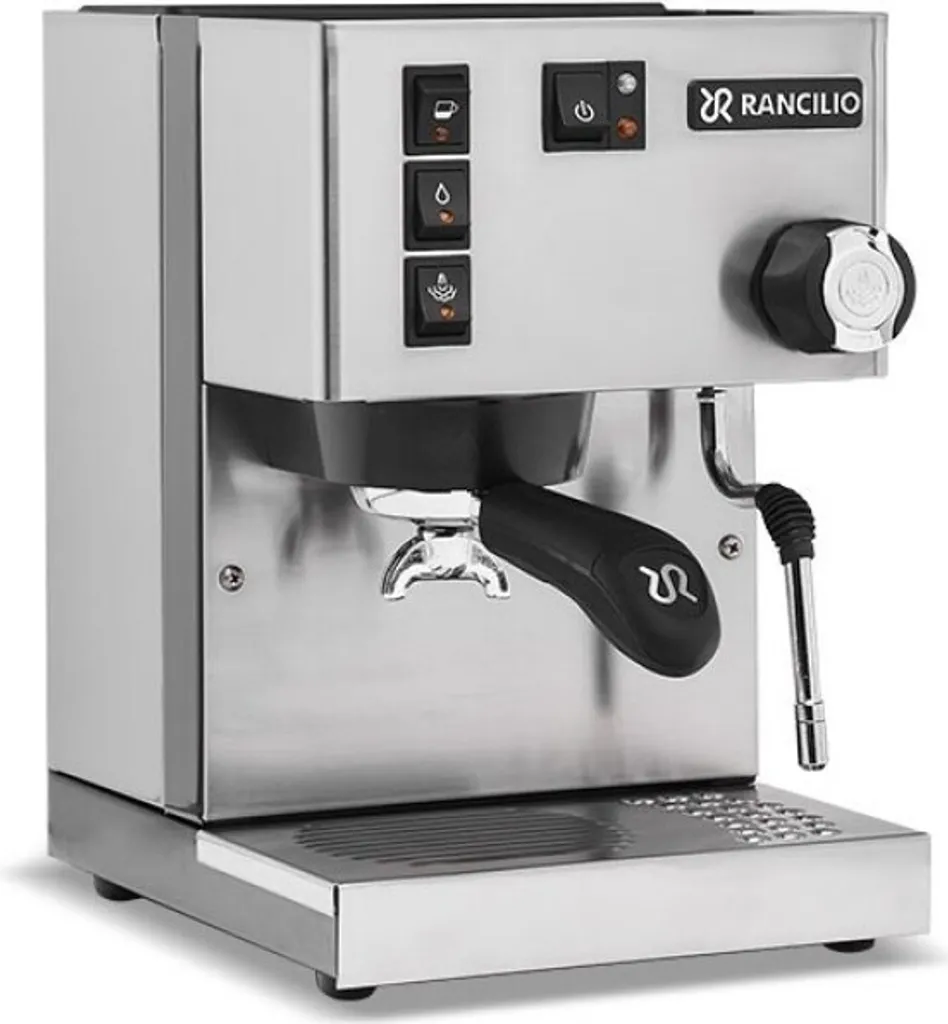 Rancilio Silvia, Espresso machine, 2 l, Ground coffee, 1150 W, Stainless steel