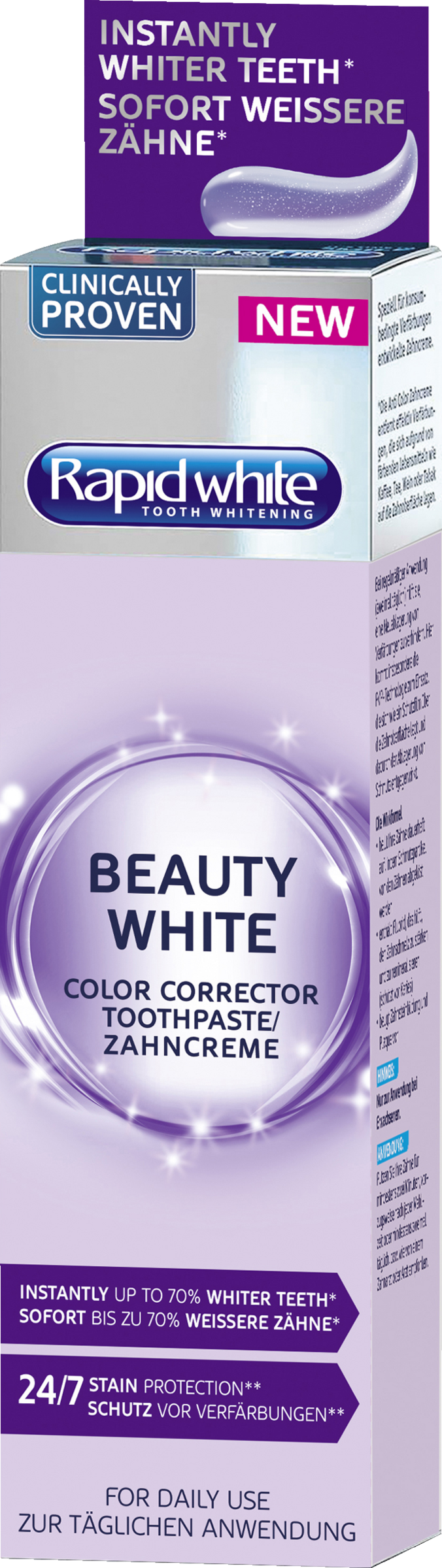 Rapid White Beauty White Color Corrector Toothpaste