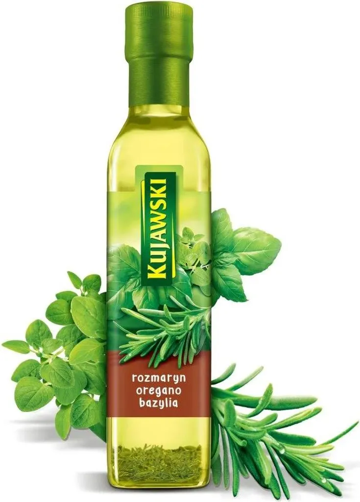 Rapeseed oil with rosemary, oregano & basil 250ml - Infused oil - Kujawski oil 250 ml