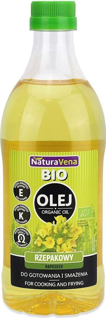 NATURAVENA BIO Rapeseed Oil for Cooking and Frying 1 L - Naturavena