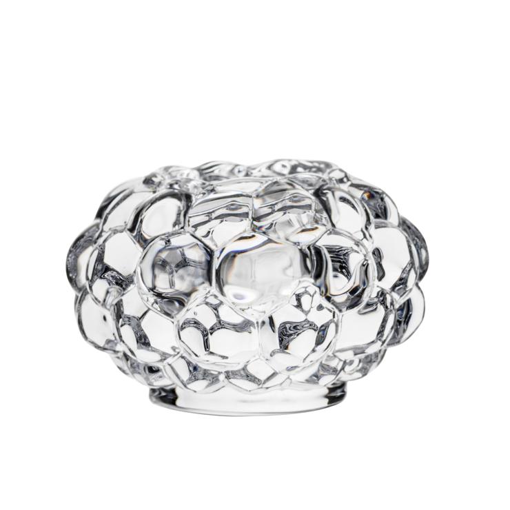 Orrefors Raspberry Candleholder