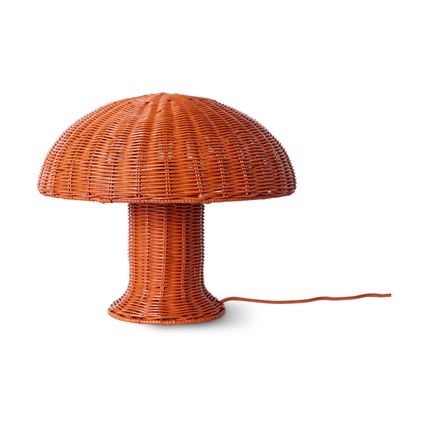 HKliving Rattan table lamp