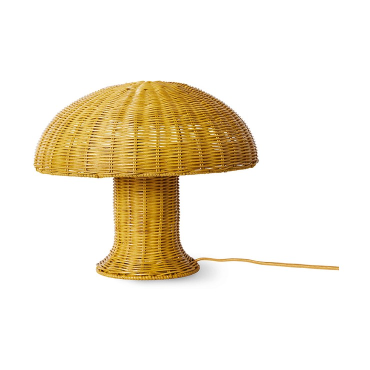 HKliving Rattan table lamp
