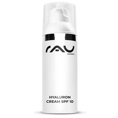 RAU Cosmetics Hyaluron Cream SPF 10 day cream with sun protection factor 10 against wrinkles 50 ml