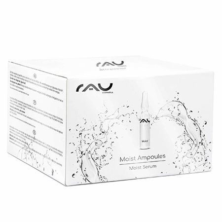 RAU Cosmetics Moist Ampoules - moisture booster with hyaluronic acid for dry and mature skin 14 St