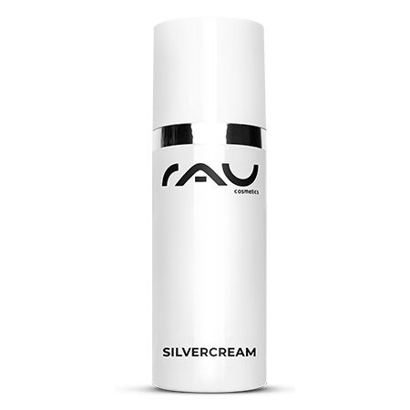 RAU Cosmetics Silvercream - silver cream with microsilver for pimples, blackheads, acne and impurities 50 ml