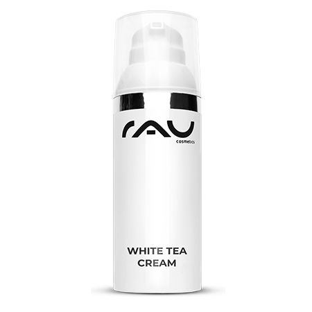 RAU Cosmetics White Tea Cream - anti-wrinkle cream with white tea, aloe vera, shea butter & panthenol 50 ml