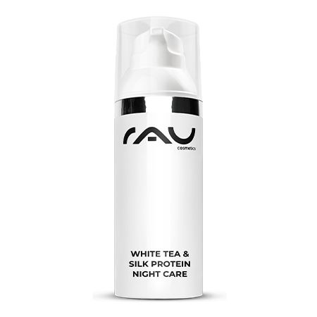 RAU Cosmetics White Tea & Silk Protein Night Care rich night cream with silk proteins 50 ml