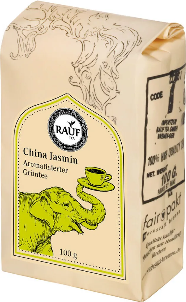 Rauf Tee Rauf Tea Green Tea China Jasmine 100g