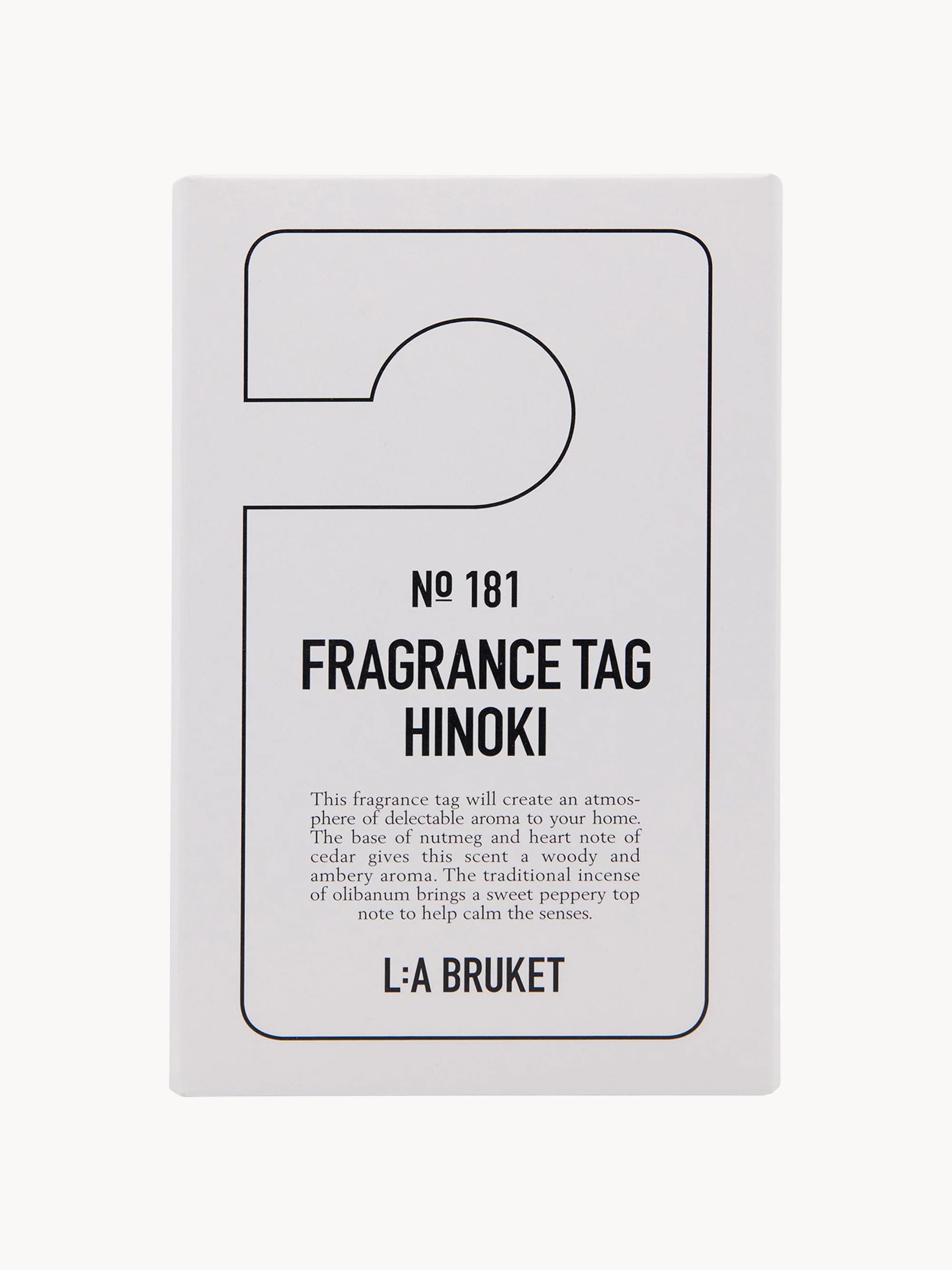 L:A BRUKET Daytime room fragrance (nutmeg, cedarwood)