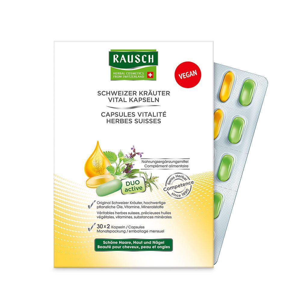 RAUSCH Kräuter Vital Kapseln 30x2 St