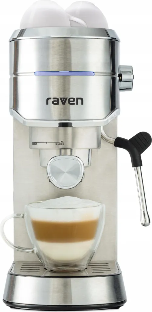 Raven Eer004 20 Bar Cob Espresso Machine, Perfect Coffee Every Day