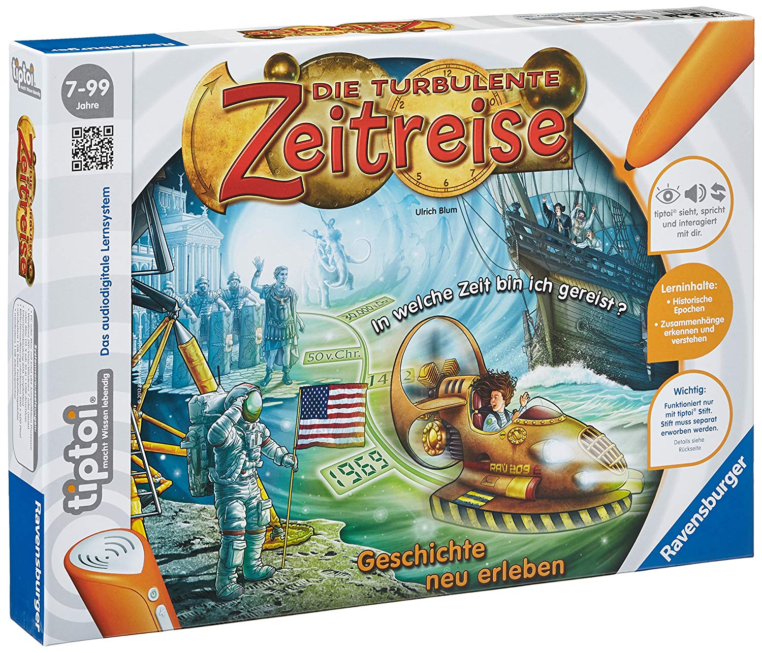 Ravensburger Tiptoi The Turbulent Journey Through Time Without Pen