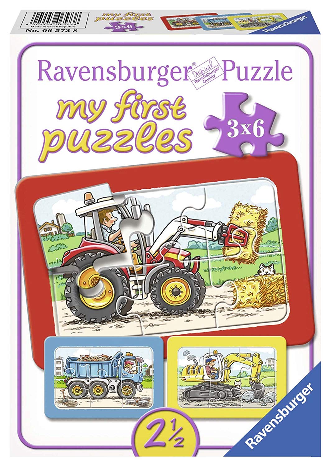Ravensburger Digger Tractor And Rocker Charger