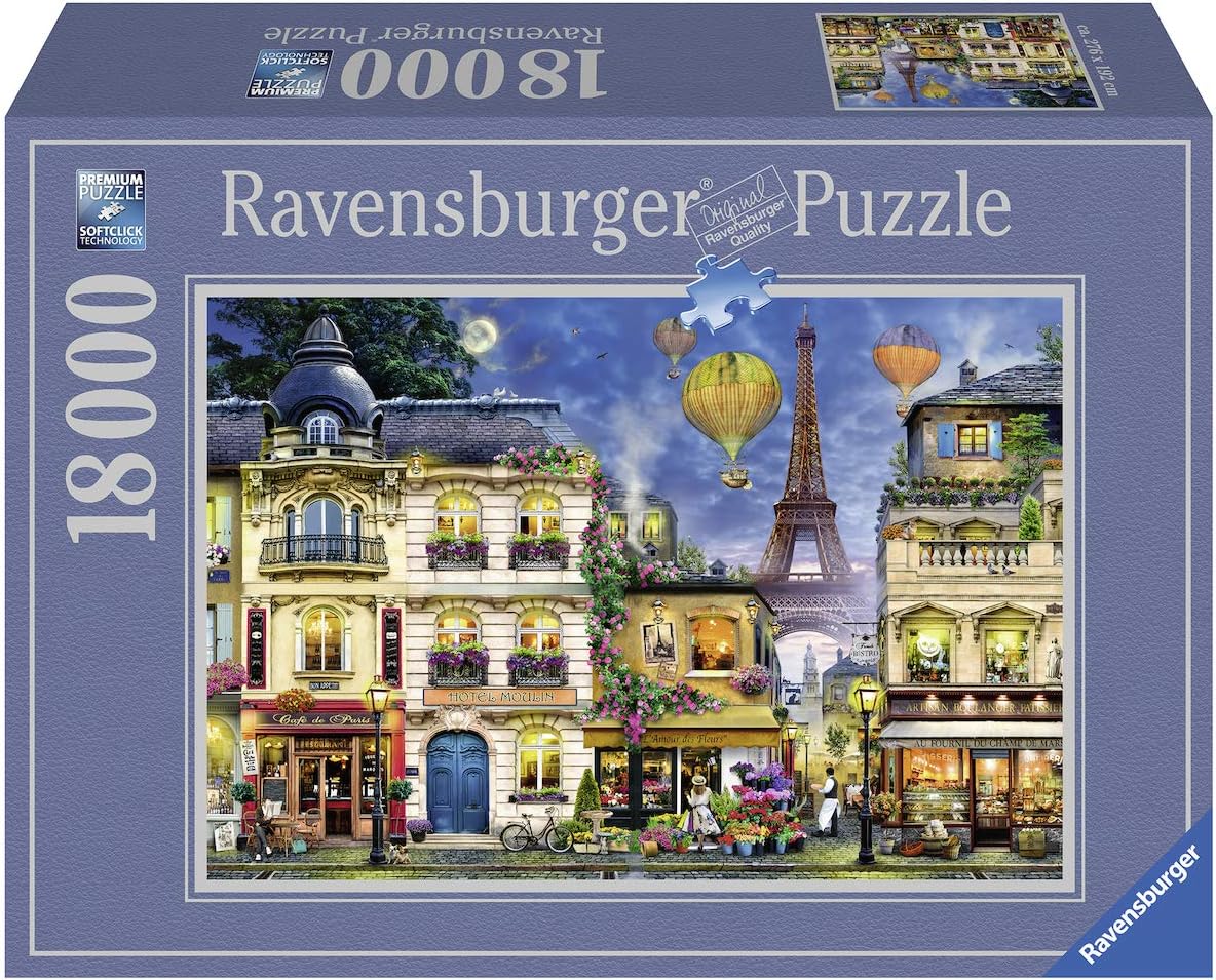 RAVENSBURGER PUZZLE Ravensburger 17829 Evening Walk through Paris Adult Puzzle