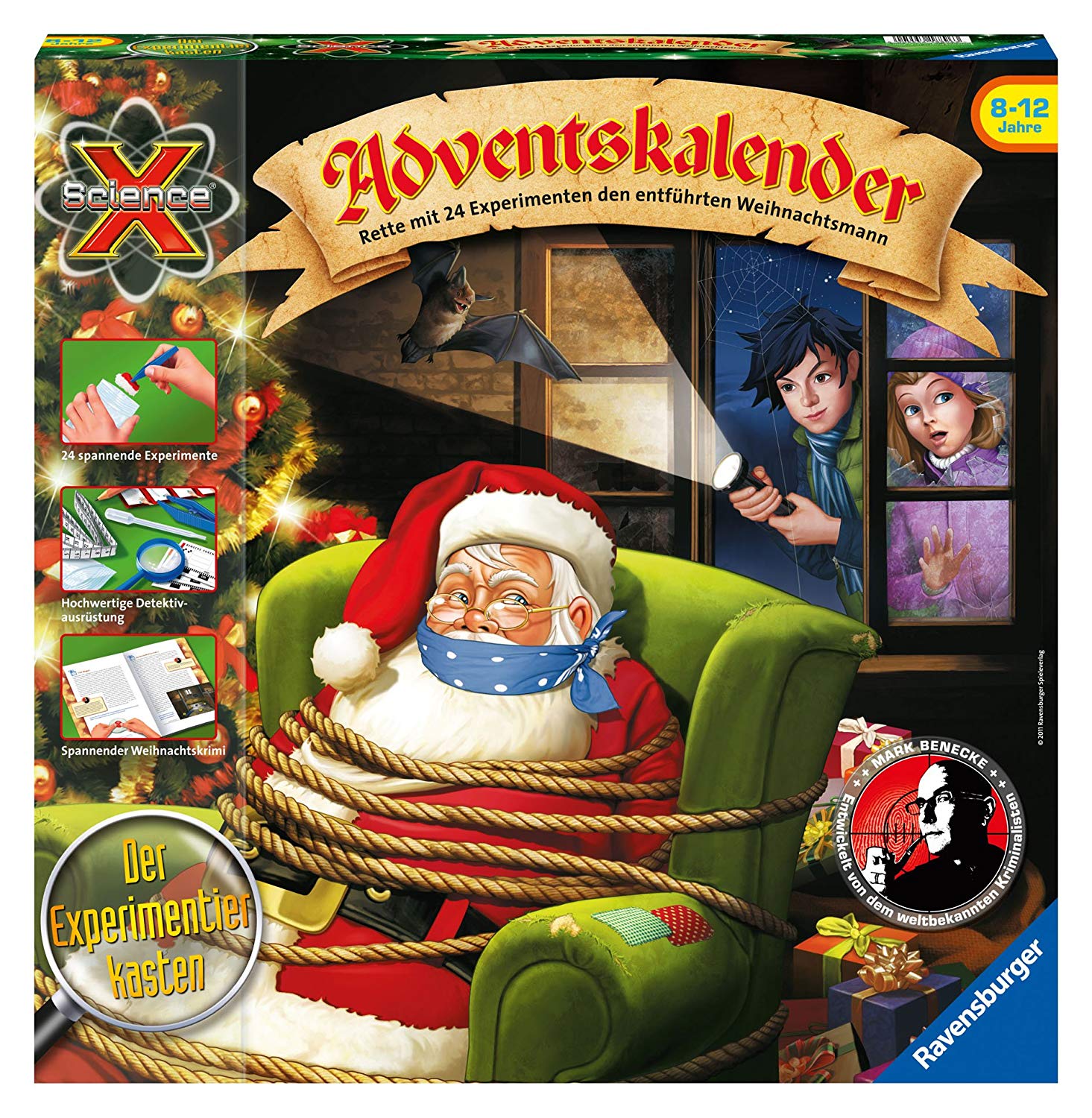Ravensburger Sciencex Rescue With Experiments Entf Hrten Santa Advent Calendar