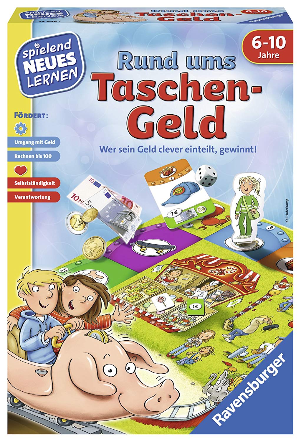 Ravensburger 24996 Around The Pocket Money Learning