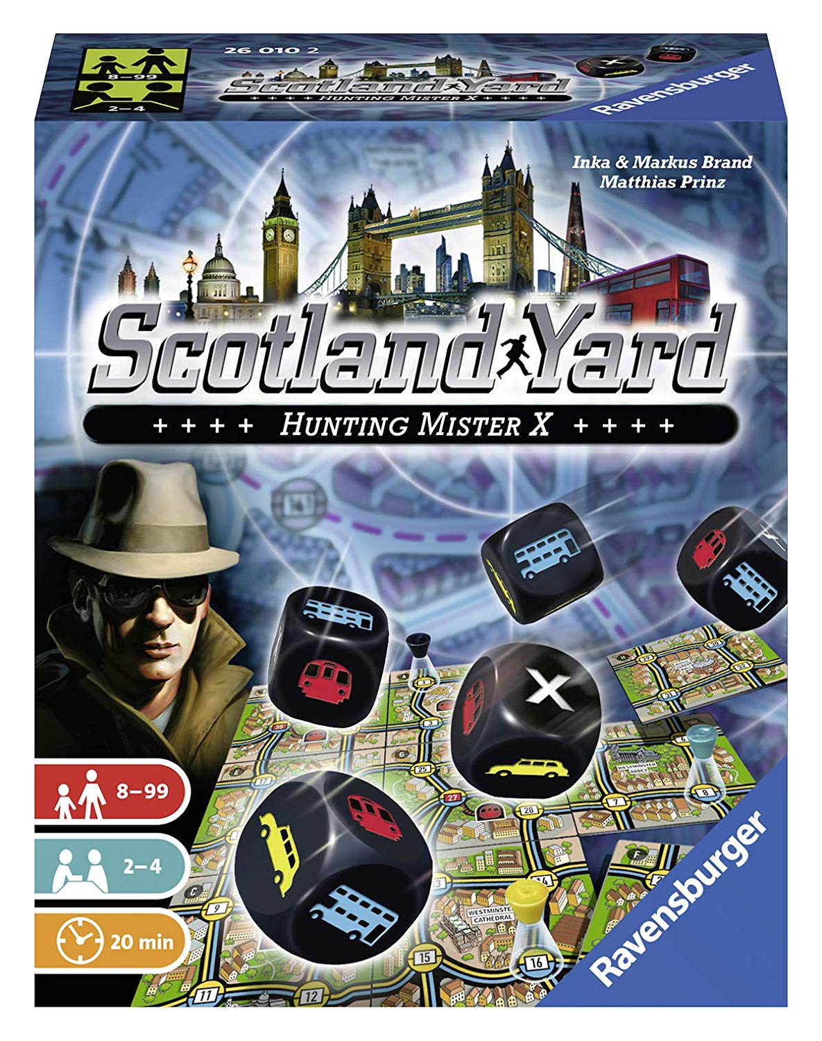Ravensburger 26010 Card Games Ravensburger 26010 Scotland Yard Die Dice Gam