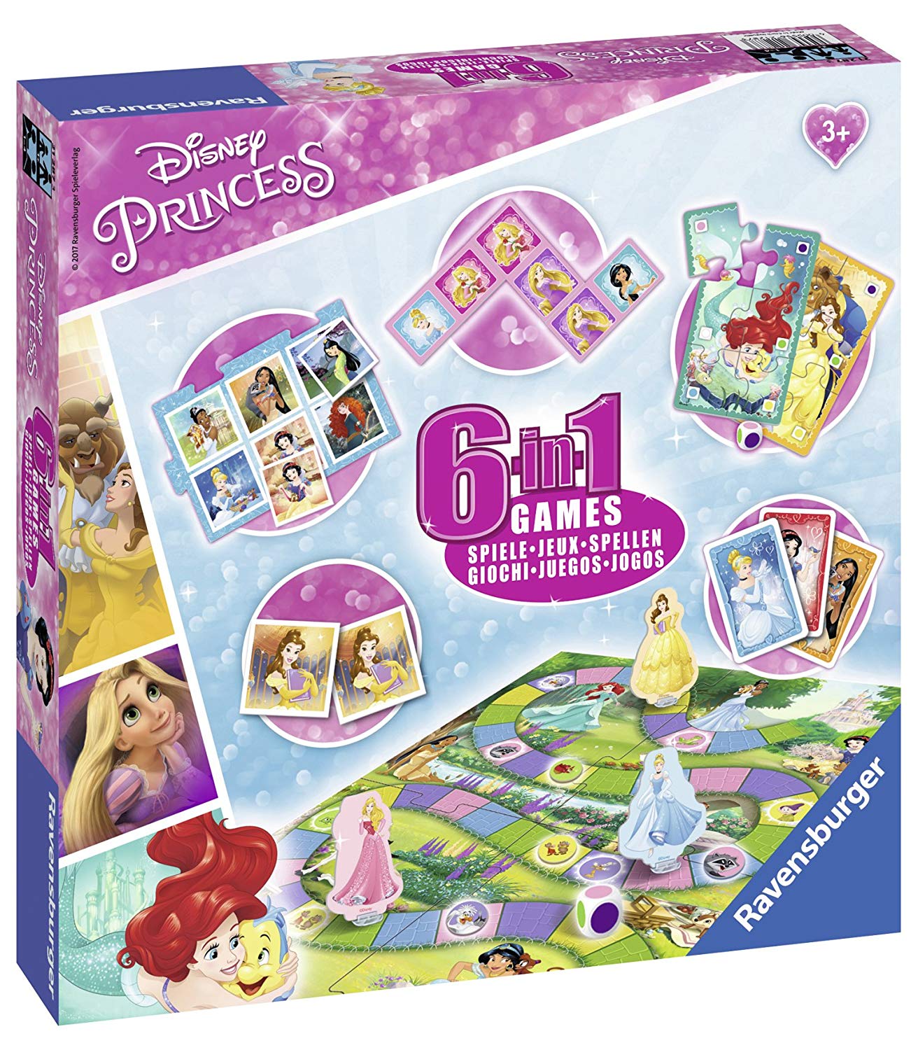 Ravensburger Disney Princess Games 6 In 1 21287