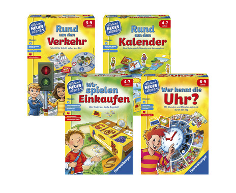 Ravensburger Learning Games Set: Everyday Life and Traffic