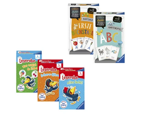 Ravensburger Learning Games Set “Reading Ravens and First Learning”