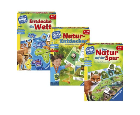 Ravensburger Learning Games Set: World and Nature