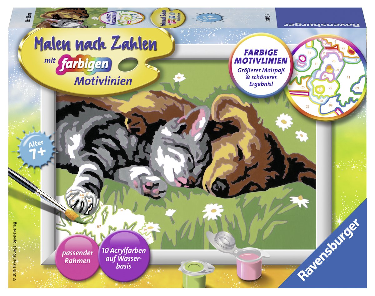 Ravensburger Painting By Numbers Deep Sleep Set