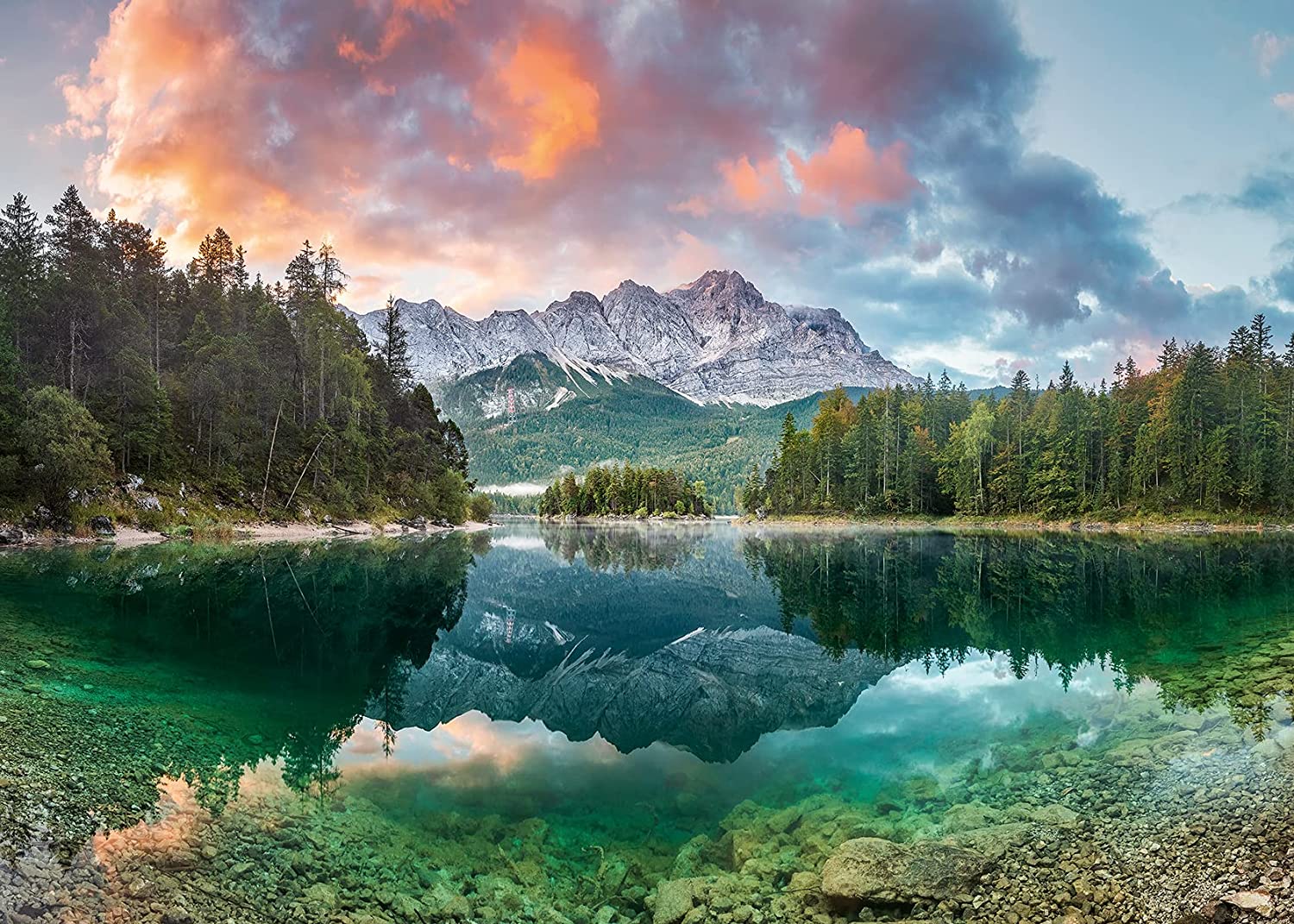 Ravensburger Puzzle 1000 Pieces - Zugspitze am Eibsee