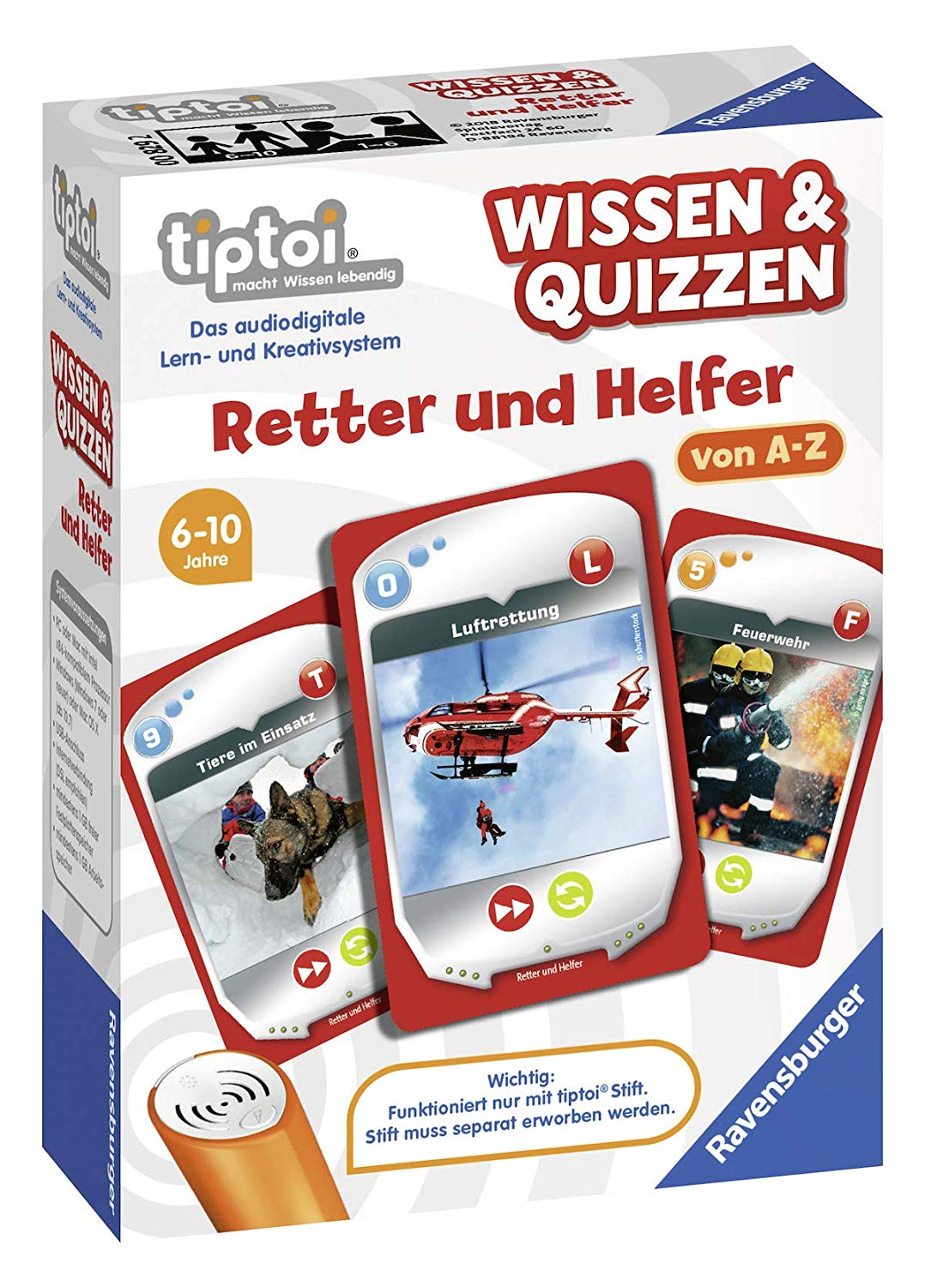 Ravensburger Tiptoi 00829 Wissen & Saver And Aids Quizzen