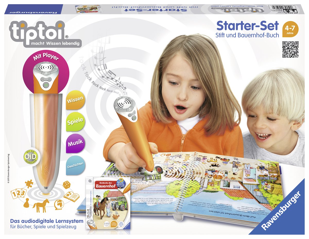 Ravensburger Tiptoi Starter Set Pin New And Farm Book