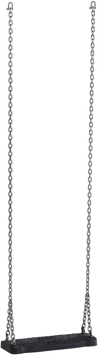 Klingl Spielger Swing Seat Style XL Black Chain 250 cm V2A Stainless Steel