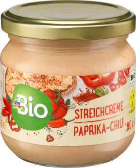 dmBio Paprika-chili spread cream, 180 g