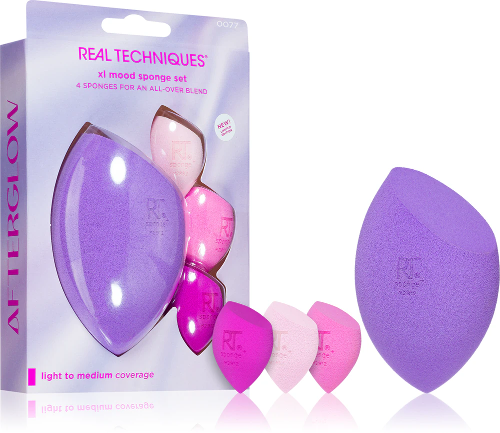 Real Techniques Afterglow Dish Sponges (For Face and Body)