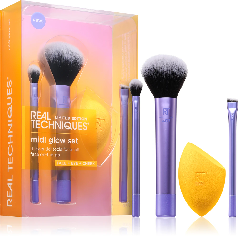 Real Techniques Midi Glow Set Brush Set