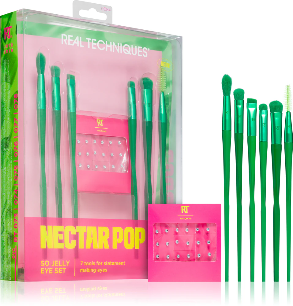 Real Techniques Nectar Pop Brush Set (for Eyes and Eyebrows)