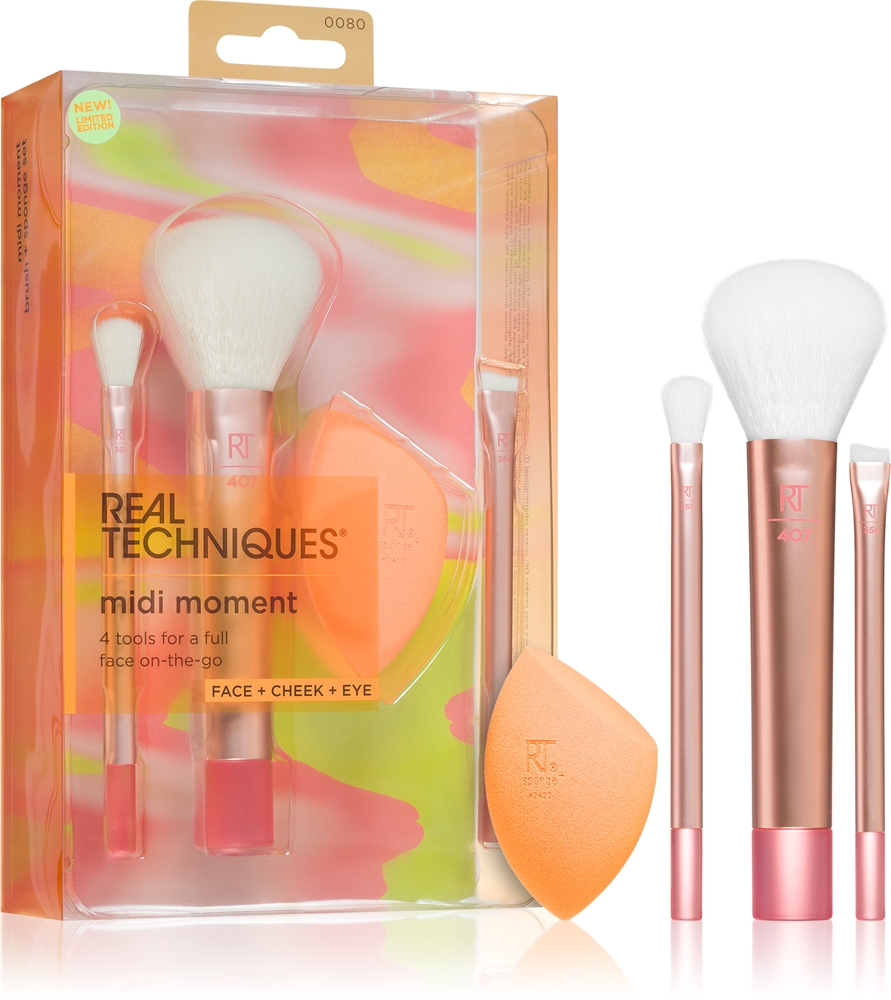 Real Techniques Orange Crush Travel Set
