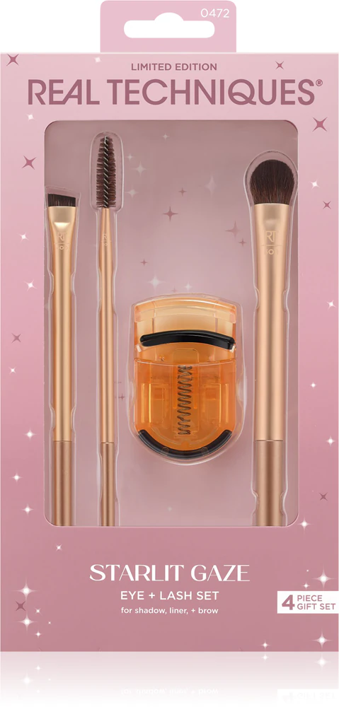 Real Techniques Starlit Gaze Eye + Lash Set brush set for eyes and eyebrows