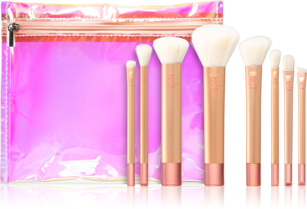 Real Techniques The Wanderer travel brush set with pouch mini